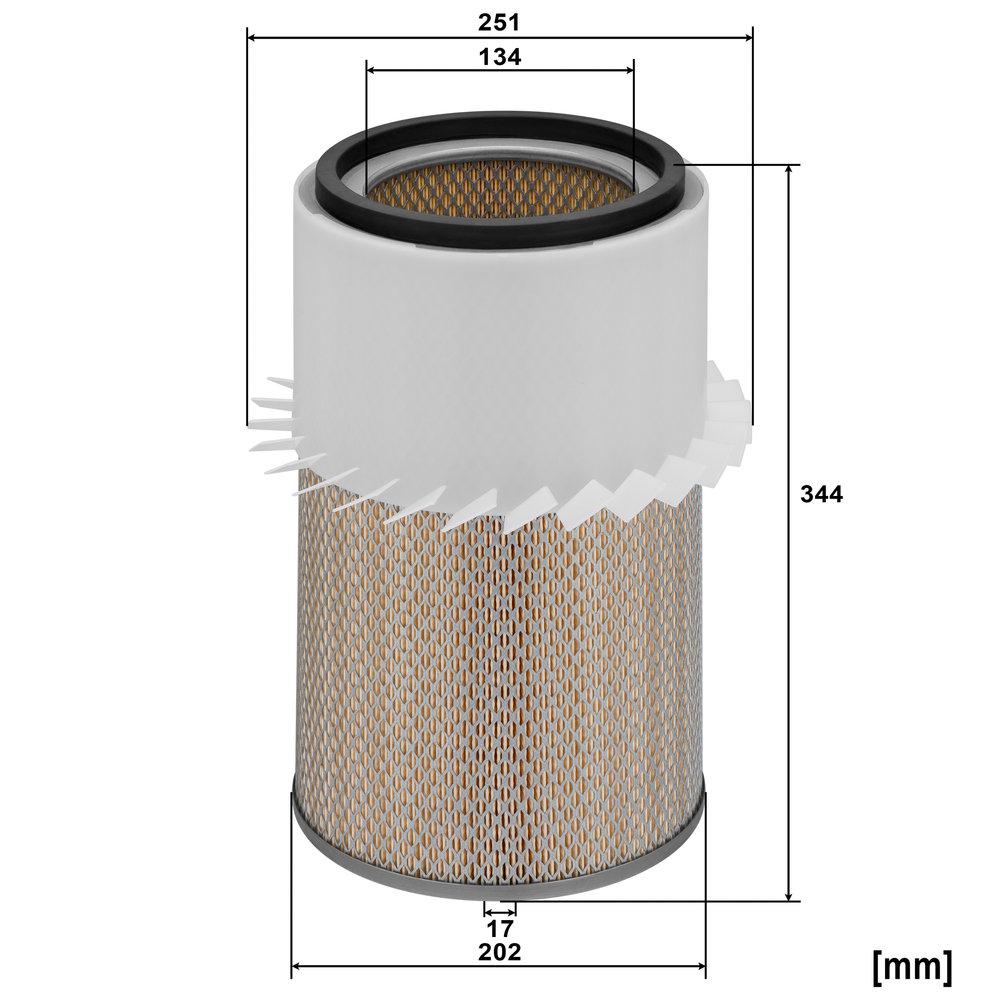 MANN Luftfilter (Ersatz)  für Suzuki Vitara Typ ET/TA 