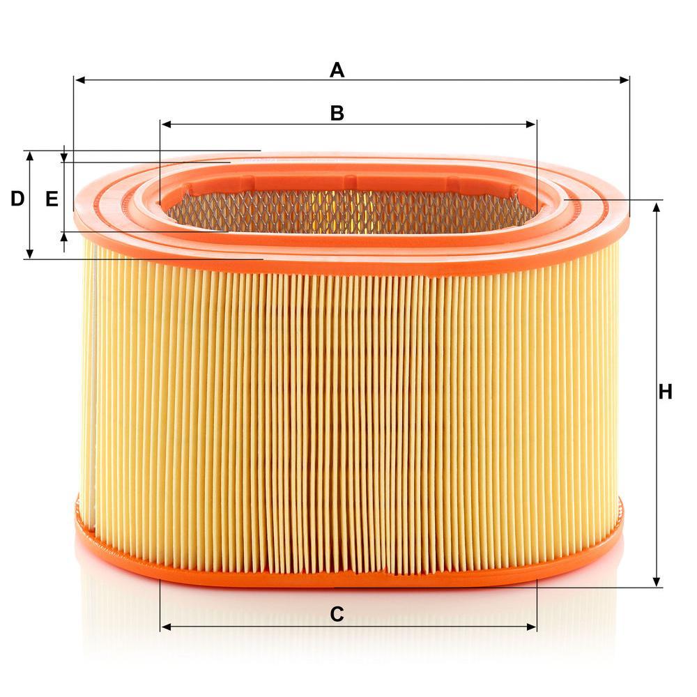 MANN Luftfilter (Ersatz)  für Mitsubishi Pajero I Canvas Top Typ L040 