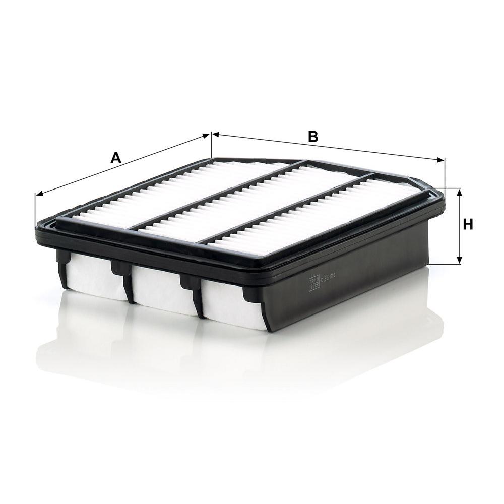 MANN Luftfilter (Ersatz)  für Kia Carens II Typ FG 