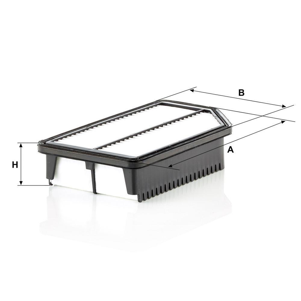 MANN Luftfilter (Ersatz)  für Kia Soul II Typ PS 