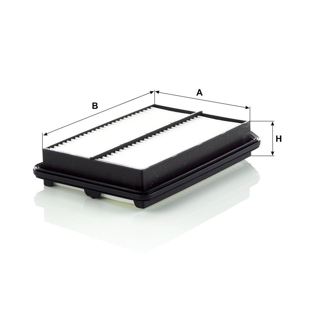MANN Luftfilter (Ersatz)  für Honda CR-V III (RE5, RE6, RE7) 