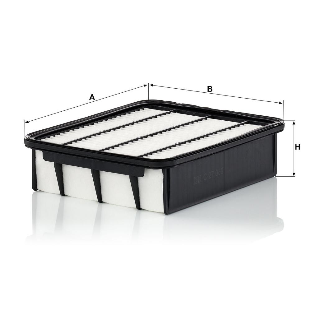 MANN Luftfilter (Ersatz)  für Toyota Land Cruiser Typ J15TM Facelift 14-> 
