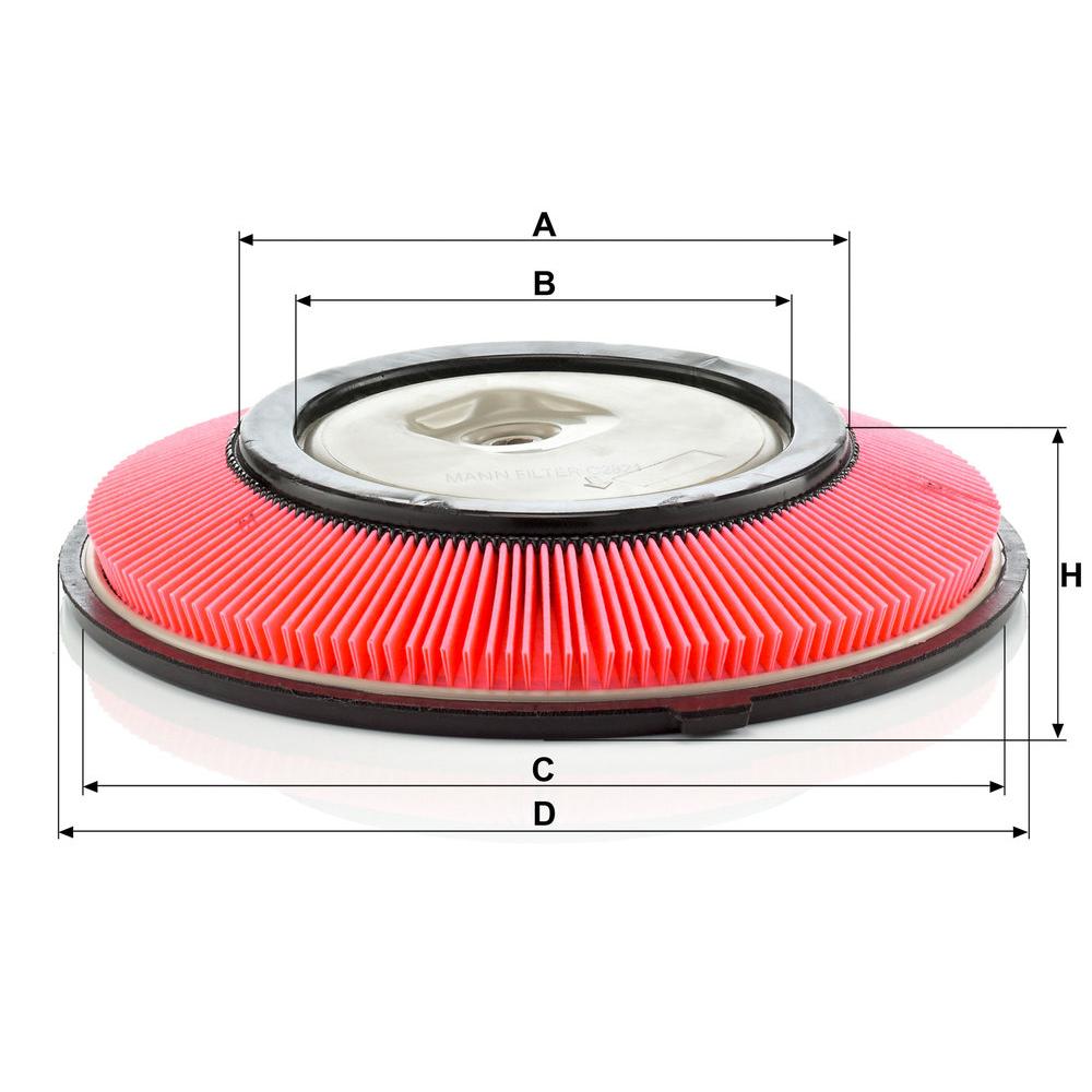MANN Luftfilter (Ersatz)  für Nissan Sunny II (N13) 