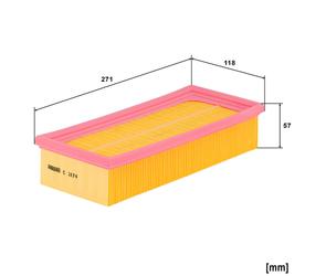MANN Luftfilter (Ersatz)  für Rover 800er Limousine Typ XS 