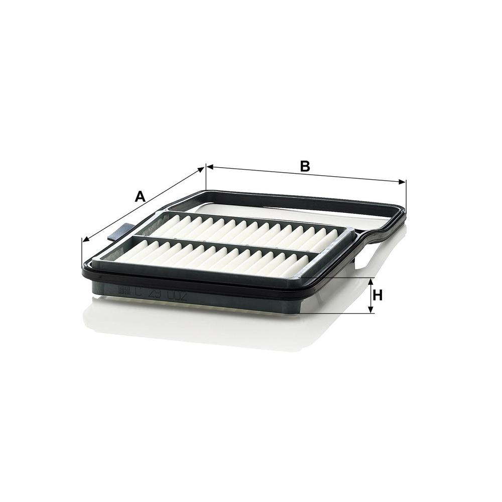 MANN Luftfilter (Ersatz)  für Toyota Prius II Typ HW2 