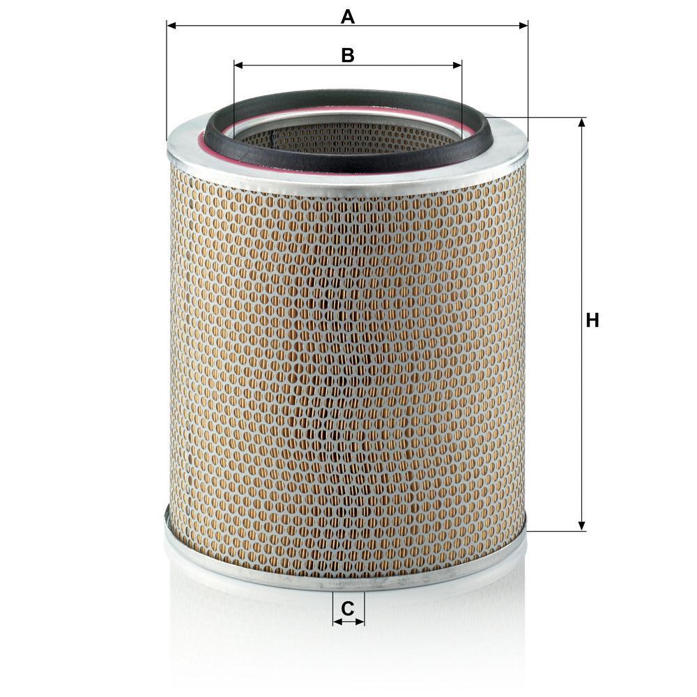 MANN Luftfilter (Ersatz)  für Seat Terra Typ 024 