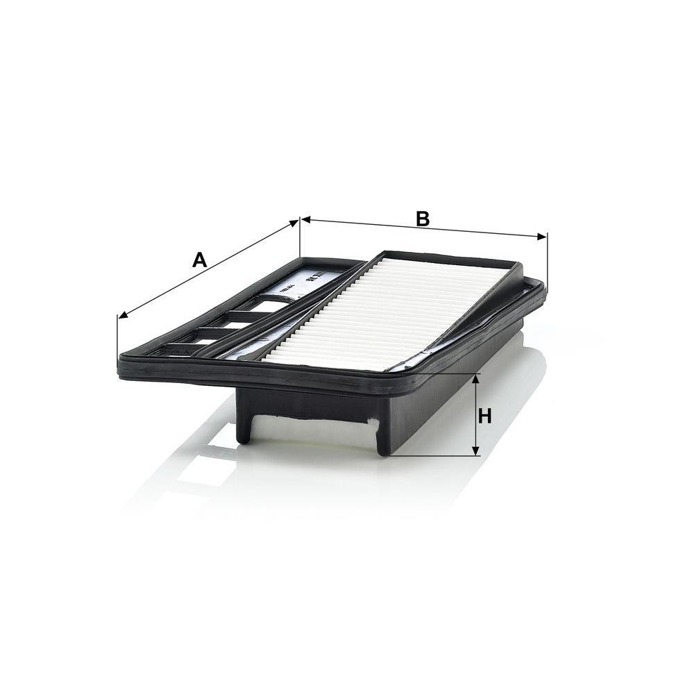 MANN Luftfilter (Ersatz)  für Opel Agila Typ H00 