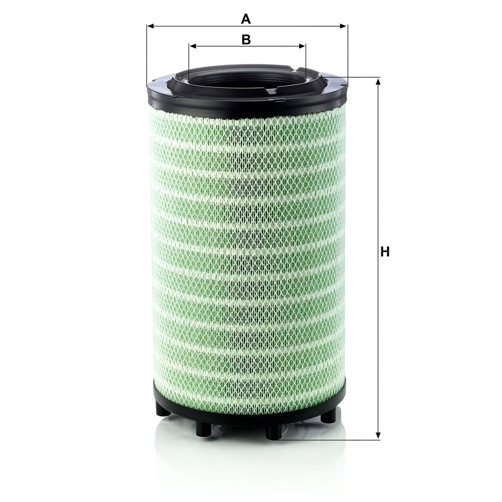 MANN Luftfilter (Ersatz)  für BMW 525d Typ E60 (Limousine) 