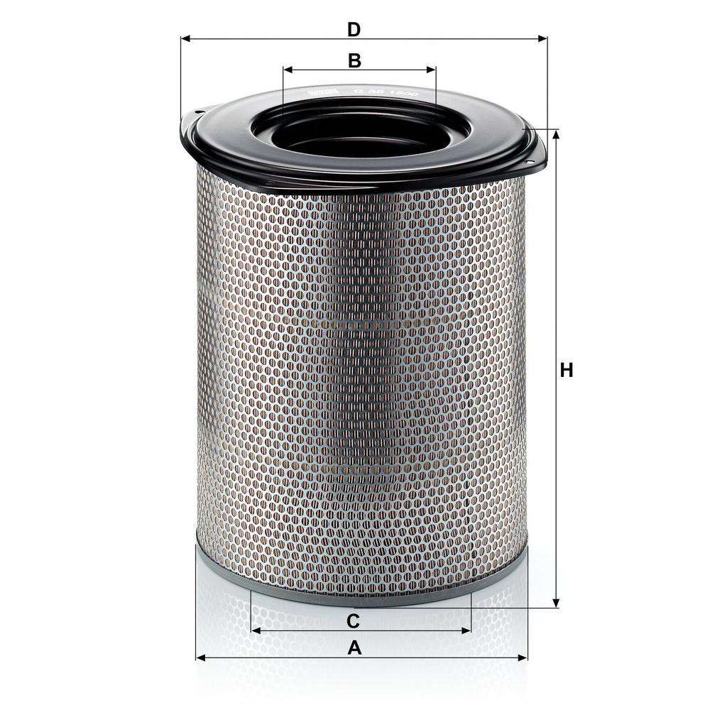 MANN Luftfilter (Ersatz)  für Mitsubishi Cordia Typ A210M 