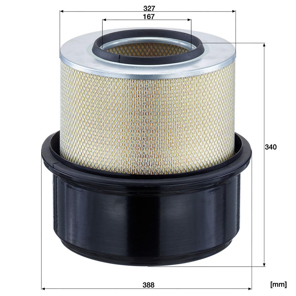 MANN Luftfilter (Ersatz)  für Audi A3 Typ 8V (Sportback) 
