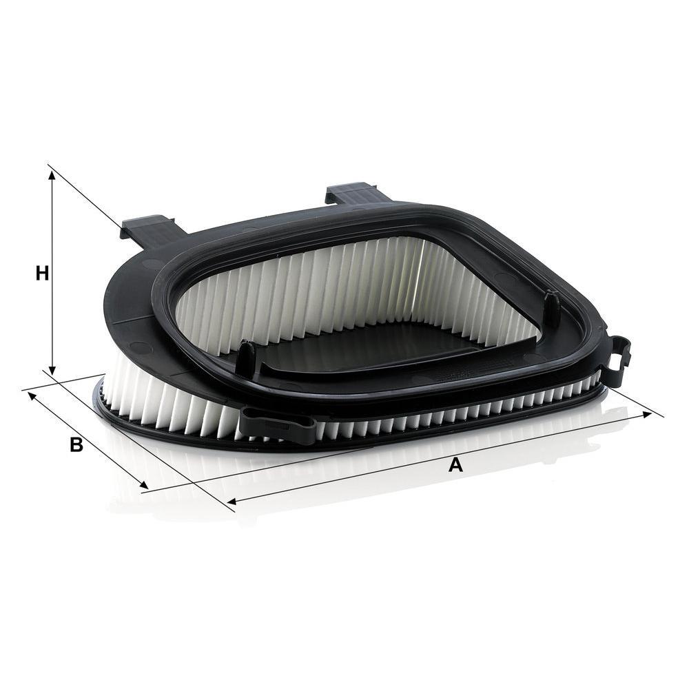 MANN Luftfilter (Ersatz)  für BMW X6 Typ E71 (X70, X6, X-N1, HY) 