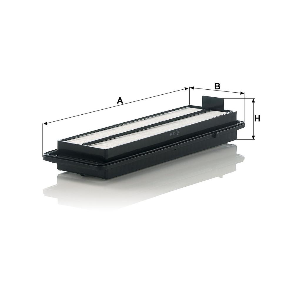 MANN Luftfilter (Ersatz)  für Honda Accord VII Limousine (CL,CN) 