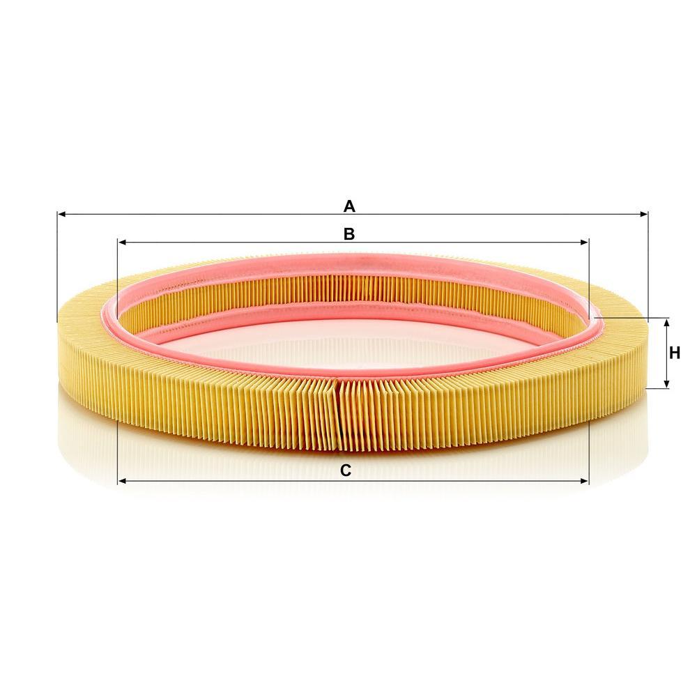 MANN Luftfilter (Ersatz)  für Mercedes /8 Typ W114 