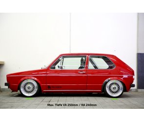 TA Technix Gewindefahrwerk Deep  härteverstellbar für Volkswagen (VW) Golf 1 