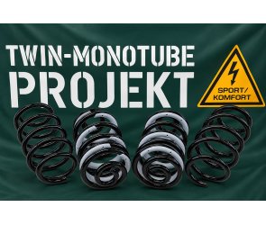Twin Monotube Projekt Höherlegungsfedern Komfort