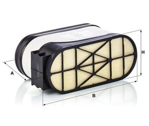 MANN Luftfilter (Ersatz)  für Mini R55 Typ UKL-K (Clubman) 
