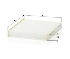 MANN Innenraumfilter Innenraumfilter für Daihatsu Cuore VII (L2) 