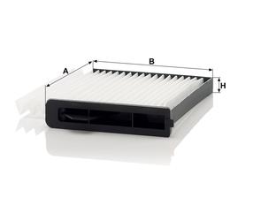 MANN Innenraumfilter Innenraumfilter für Nissan NV200 Typ M20M 