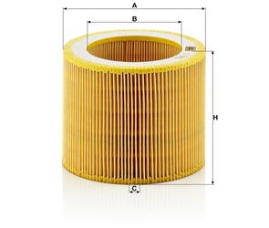 MANN Luftfilter (Ersatz) Picolino für Audi A6 Typ 4G/C7 (Limousine) 