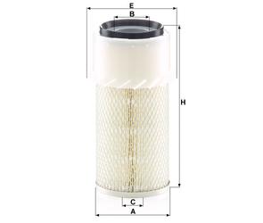 MANN Luftfilter (Ersatz)  für Mitsubishi L300 Kleinbus 