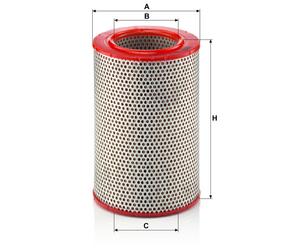MANN Luftfilter (Ersatz)  für Mercedes Heckflosse Typ W111, W112 