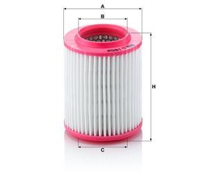 MANN Luftfilter (Ersatz)  für Audi A8 Typ D3/4E 