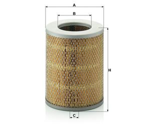 MANN Luftfilter (Ersatz)  für Toyota Land Cruiser Typ J7 