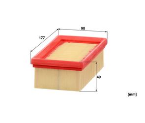 MANN Luftfilter (Ersatz) MANN Luftfilter für Fiat Panda Typ 141A 
