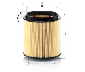 MANN Luftfilter (Ersatz)  für Porsche 911 Typ 997  