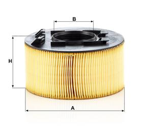 MANN Luftfilter (Ersatz)  für BMW 316ti Typ E46 (Compact) 