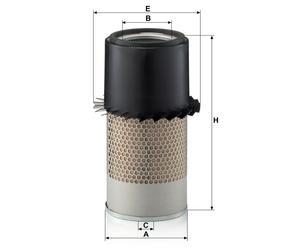 MANN Luftfilter (Ersatz)  für Ssangyong Kyron Typ DJ 