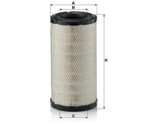MANN Luftfilter (Ersatz)  für Volvo V70 I Typ L, G 