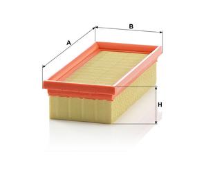MANN Luftfilter (Ersatz)  für Volkswagen (VW) Golf 1 Cabrio 