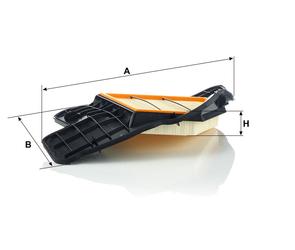 MANN Luftfilter (Ersatz)  für BMW Alpina B7 xDrive (F01) 
