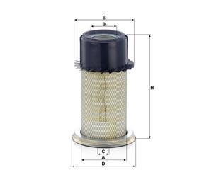MANN Luftfilter (Ersatz)  für Honda Accord VII Tourer (CM,CN) 