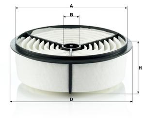 MANN Luftfilter (Ersatz)  für Toyota Supra A7 