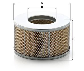 MANN Luftfilter (Ersatz)  für Toyota Hilux Typ N14/15 