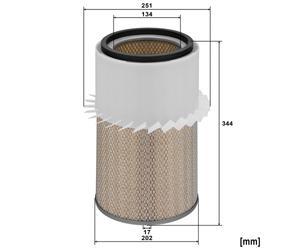 MANN Luftfilter (Ersatz)  für Suzuki Vitara Typ ET/TA 