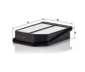 MANN Luftfilter (Ersatz)  für Suzuki Grand Vitara Typ JT (3-Türig) 