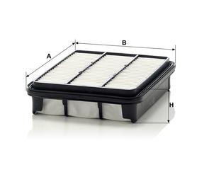 MANN Luftfilter (Ersatz)  für Mitsubishi Space Wagon II Typ N30/40 