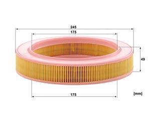 MANN Luftfilter (Ersatz)  für Audi 80 Typ B2 81/85 (Limousine) 