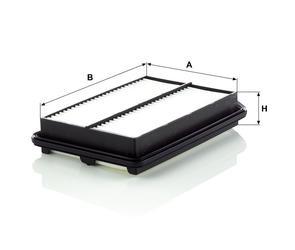 MANN Luftfilter (Ersatz)  für Honda CR-V III (RE5, RE6, RE7) 