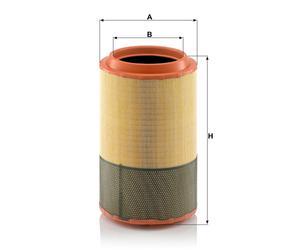 MANN Luftfilter (Ersatz)  für Opel Corsa C Typ CORSA-C 