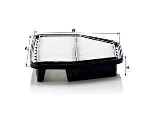 MANN Luftfilter (Ersatz)  für Chevrolet Captiva Typ KLAC 