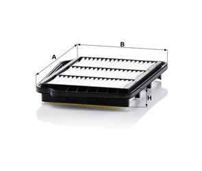 MANN Luftfilter (Ersatz)  für Chevrolet Nubira/Optra Limousine 