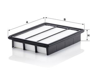 MANN Luftfilter (Ersatz)  für Ssangyong Rodius II Typ AJ 