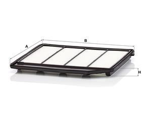 MANN Luftfilter (Ersatz)  für Suzuki Vitara Typ LY 