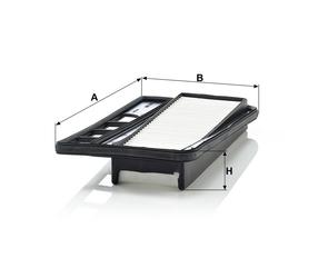 MANN Luftfilter (Ersatz)  für Opel Agila Typ H00 