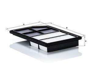 MANN Luftfilter (Ersatz)  für Mitsubishi Outlander III Typ CWO Facelift 18-> 