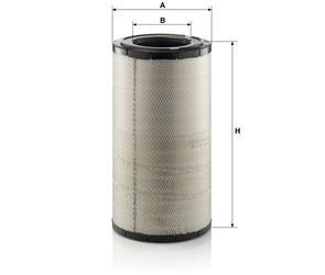 MANN Luftfilter (Ersatz)  für Ford Mondeo IV Turnier Typ BA7 